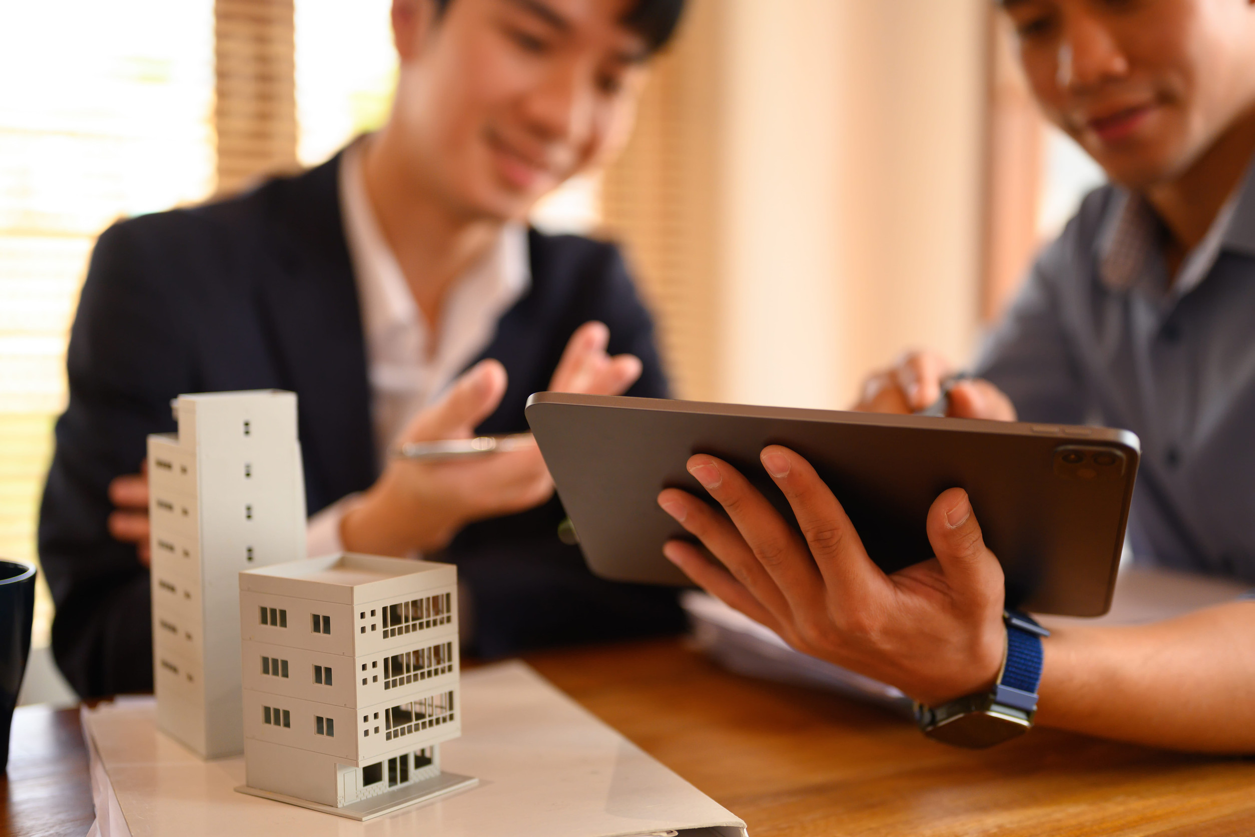 Discussing commercial real estate